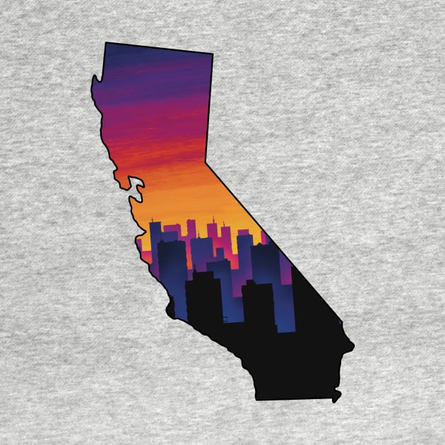 California city sunset by LM Designs by DS